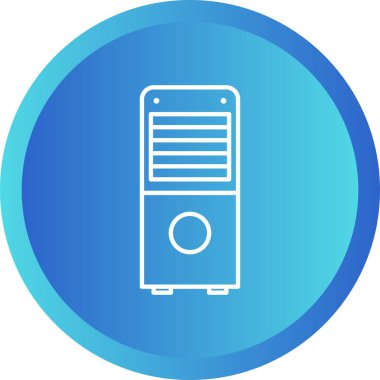 Benzersiz Hava Denemlendirici Satır Vektörü Simgesi