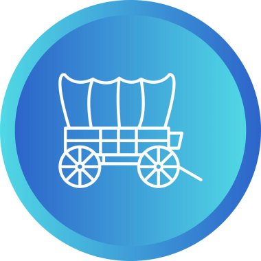 Eşsiz Cart Satır Vektörü Simgesi