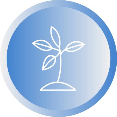 Eşsiz Bitki Vektör Satırı Simgesi