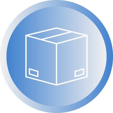 Eşsiz Paket Vektör Satırı Simgesi