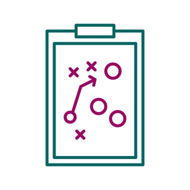 Eşsiz Strateji Çizgisi Vektörü Simgesi 