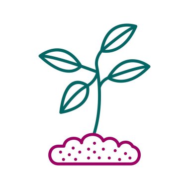 Eşsiz Bitki Vektör Satırı Simgesi