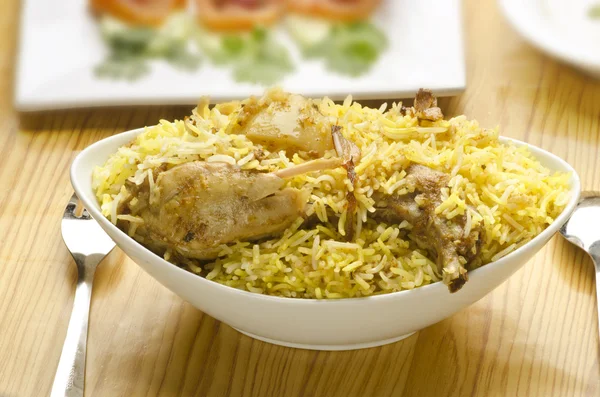 Yummy Chicken Biryani — Stock Photo, Image