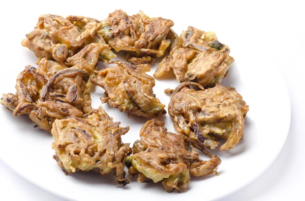 洋葱酱的 pakoda — 图库照片