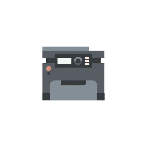 Иконка цветного принтера — стоковый вектор