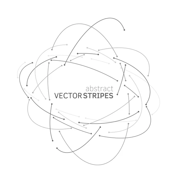 Linee di orbita vettoriale — Vettoriale Stock