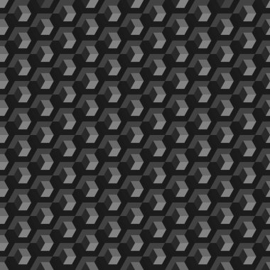 Karanlık küpleri desen