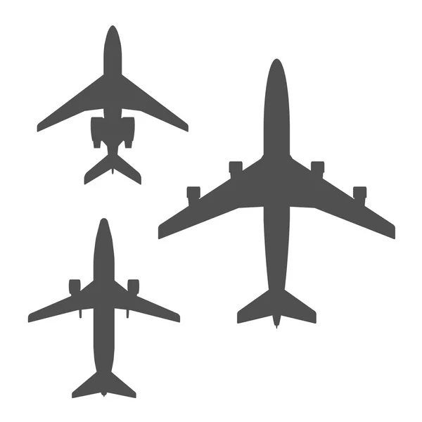 Vector vliegtuig pictogram — Stockvector