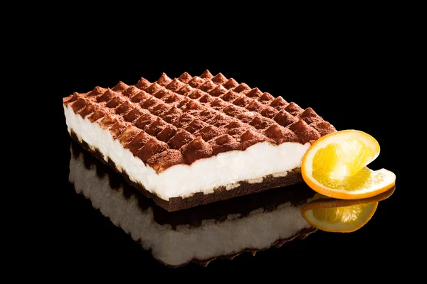 Leziz tiramisu tatlısı. — Stok fotoğraf