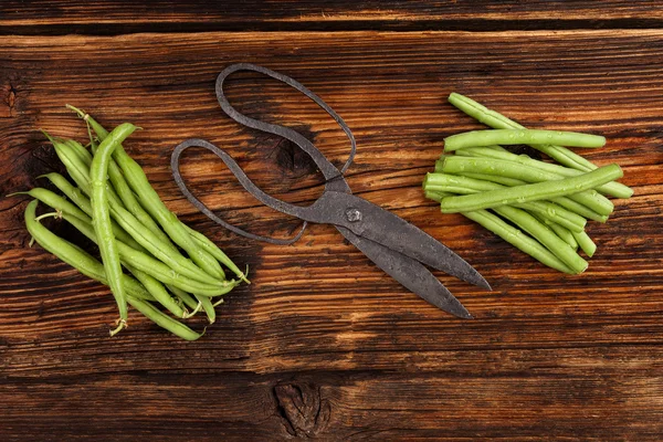 Fagiolini crudi . — Foto Stock