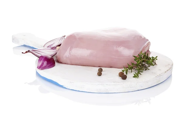 Fresh raw turkey meat. — Stock Photo, Image