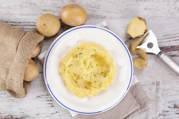 Mashed potatoes background. — Free Stock Photo