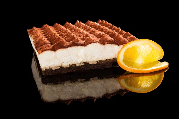 Läckra tiramisu dessert. — Stockfoto