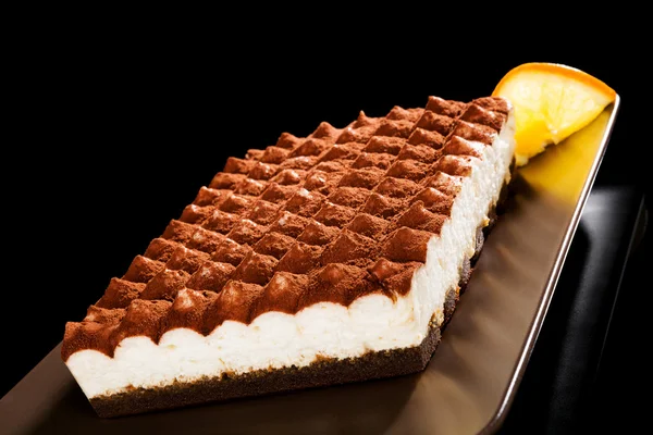 Тірамісу смачний десерт . — стокове фото