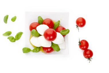 Taze lezzetli caprese.