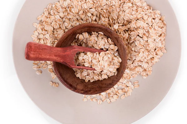 Copos de avena. Alimentación saludable . — Foto de Stock