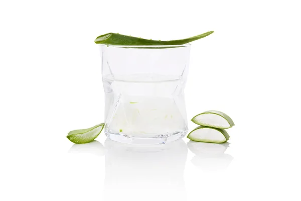 Bebida de aloe vera . — Fotografia de Stock