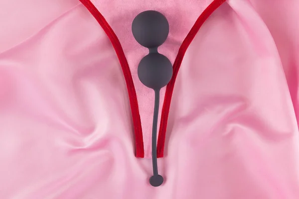 Vaginale Geisha Ballen Roze Slipje — Stockfoto