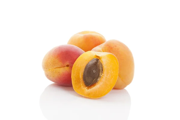 Apricots isolated — Stock Photo, Image