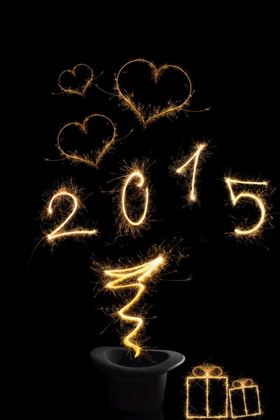 Ano novo mágico 2015 . — Fotografia de Stock