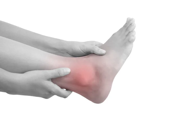 Sprained ankle. — Stock Photo, Image