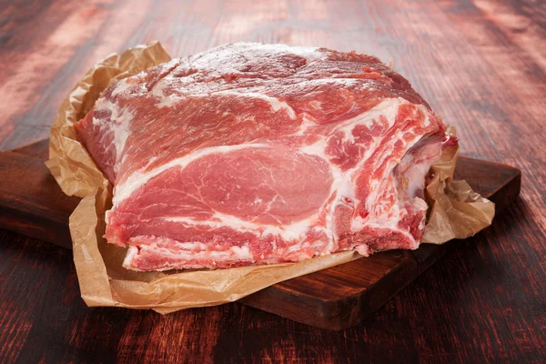 Fresh pork neck. — Stock Photo, Image