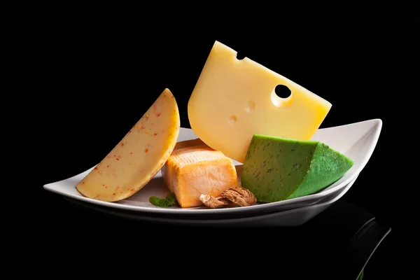 Culinary cheese variation. — Stock Photo, Image