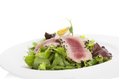 Deniz ürünleri salatası.