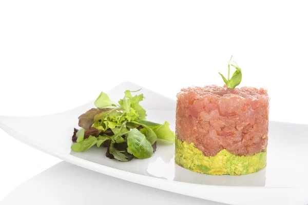 Salmon tartare. — Stock Photo, Image