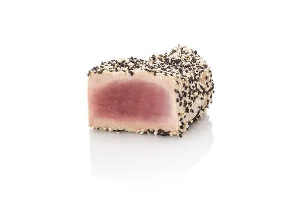 Grilled tuna steak isolated. — Stock Photo, Image