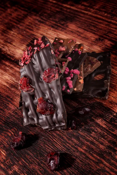 Luxe culinaire gastronomische chocolade. — Stockfoto