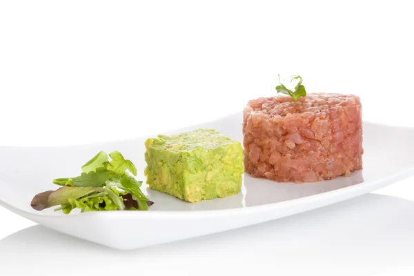 Tartare van zalm. — Stockfoto