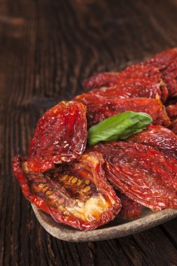 kuru domates, vintage rustik tarzı.