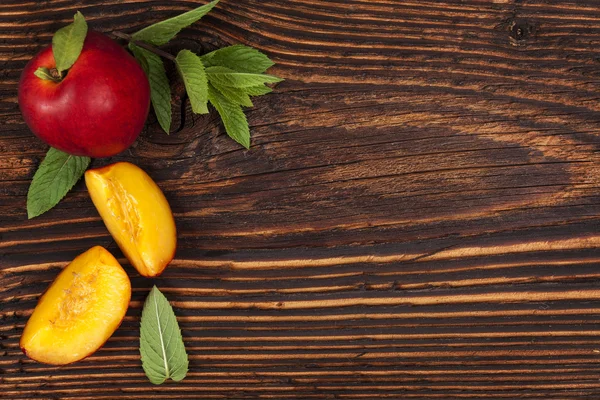 Tasty Nectarine background. — Stok fotoğraf