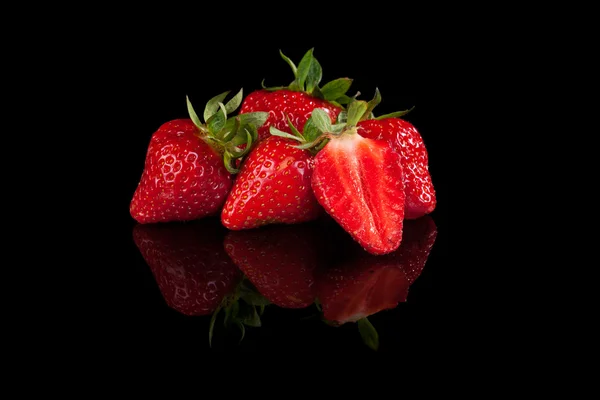 Tasty Delicious strawberries. — 图库照片