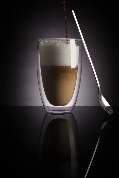 Café com leite . — Fotografia de Stock