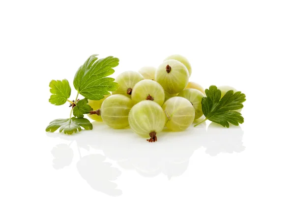 Green gooseberries. — Stock Photo, Image