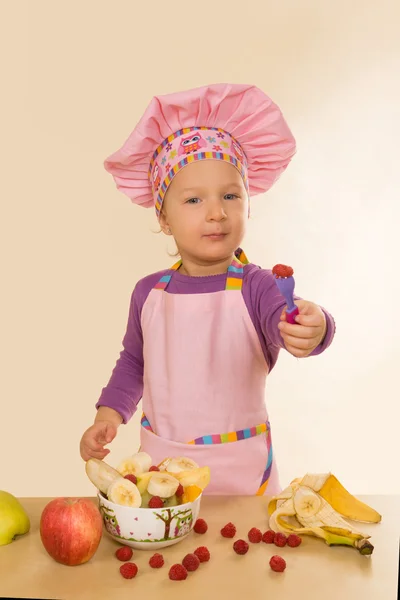 Little cook. — Stock Photo, Image