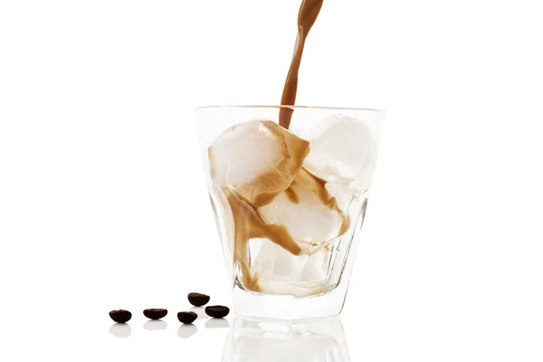 Ice coffee isolated. — Stock Photo, Image