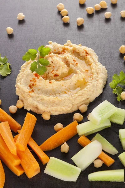 Delicious hummus. — Stock Photo, Image