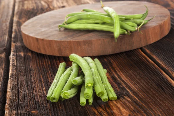 Gröna bönor. — Stockfoto