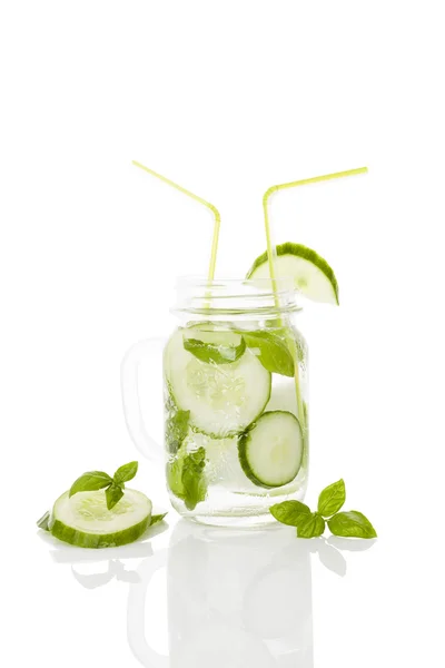 Cucumber lemonade. — Stock Photo, Image