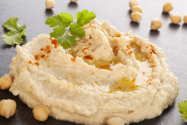 Delicious hummus. — Stock Photo, Image