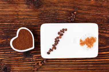 Aromalı kahve saati.