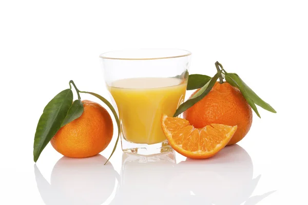 Fresh mandarin juice. — Stock Photo, Image