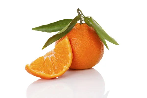 Lahodné zralé mandarinka — Stock fotografie