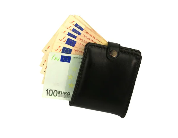 Carteira com dinheiro — Fotografia de Stock