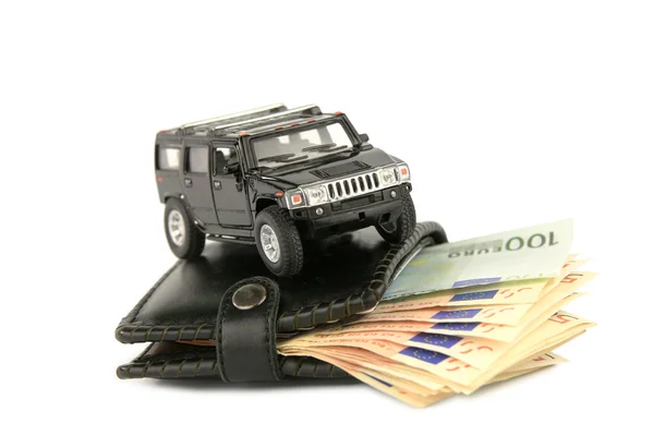 Geld & Autos — Stockfoto