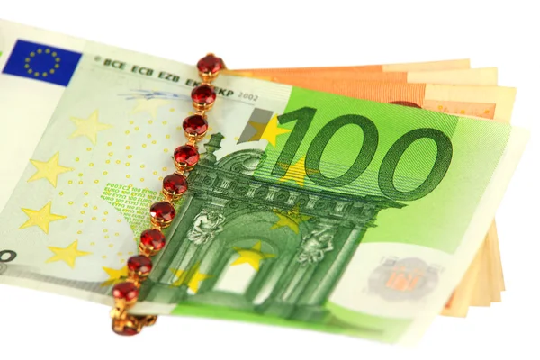 Geld & Schmuck — Stockfoto