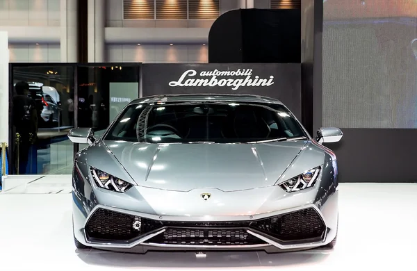 Grå Lamborghini lyx sportbil — Stockfoto